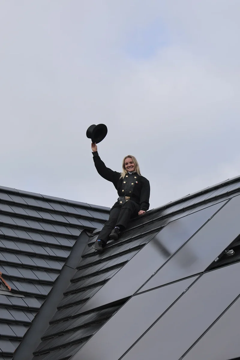 Schornsteinfegerin Adriana Brasch